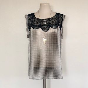 Anthro Sleeveless Blouse - Size L